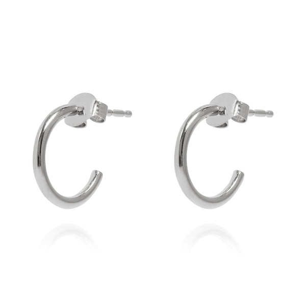 The Sila Mini Hoops - Sterling silver