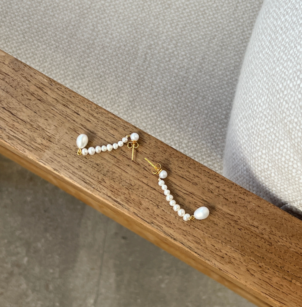 Amara Pearl Drop Earrings