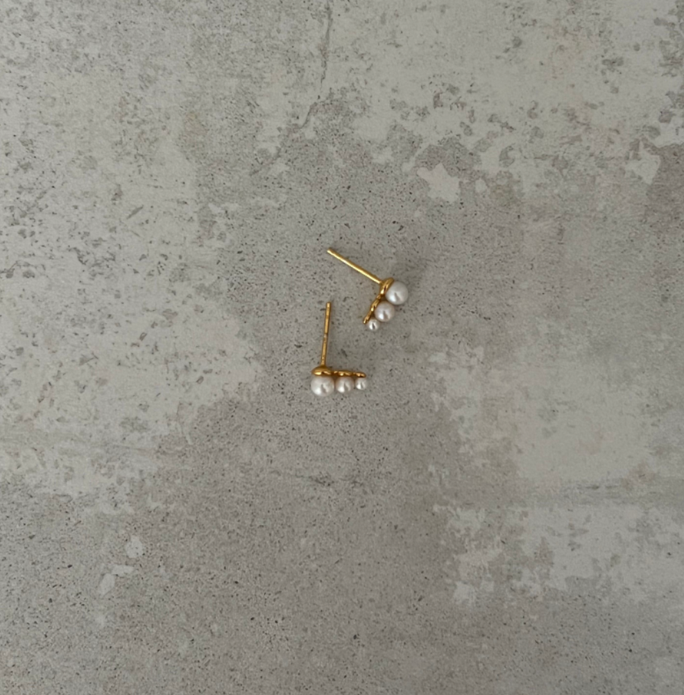 Pearl Ear Climbers Earrings