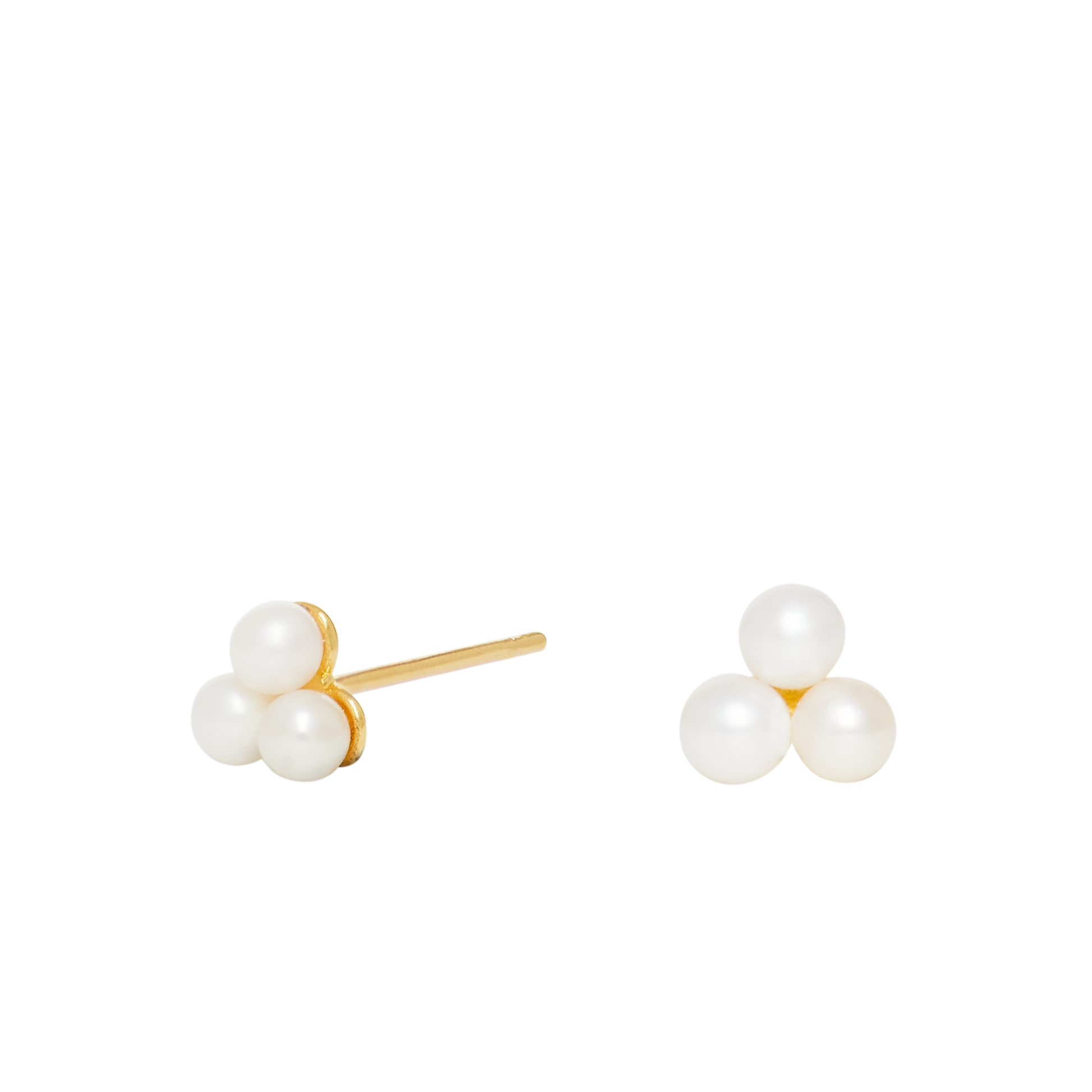 Trio Pearl Studs