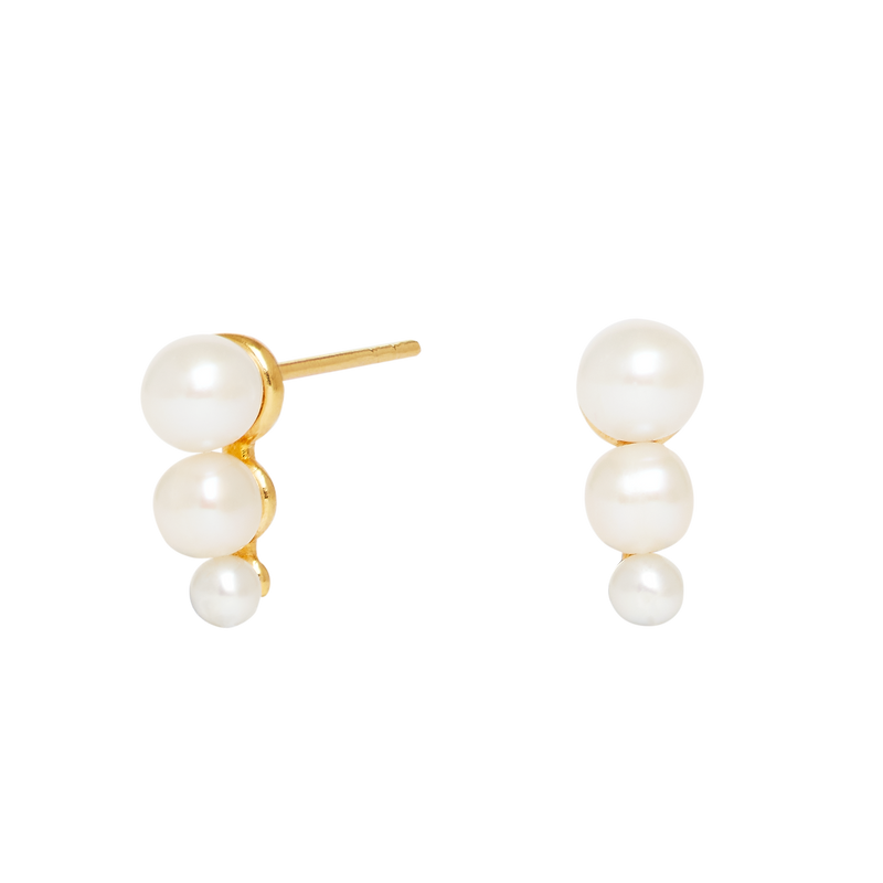 Pearl Ear climbers earrings
