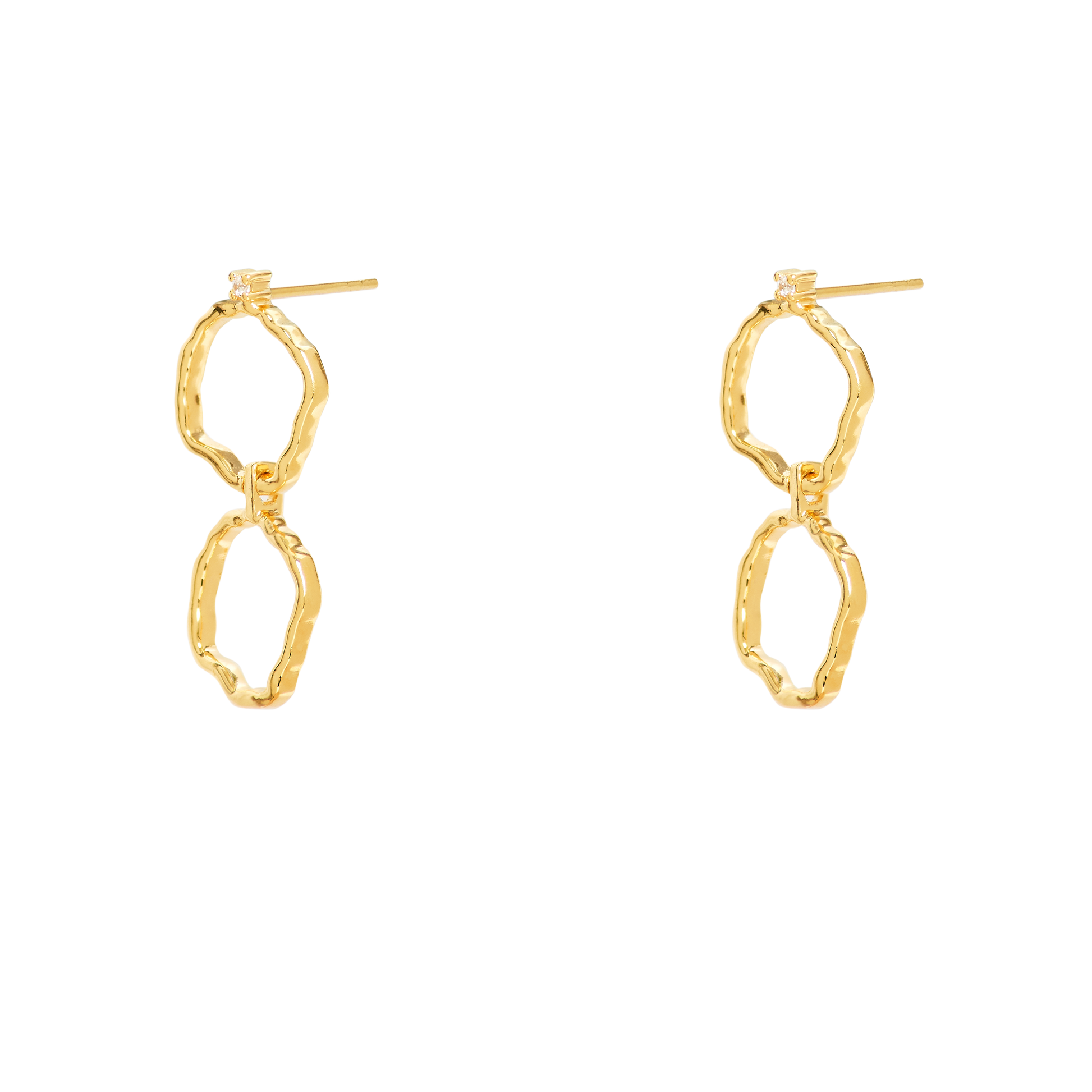 Double Organic Earrings