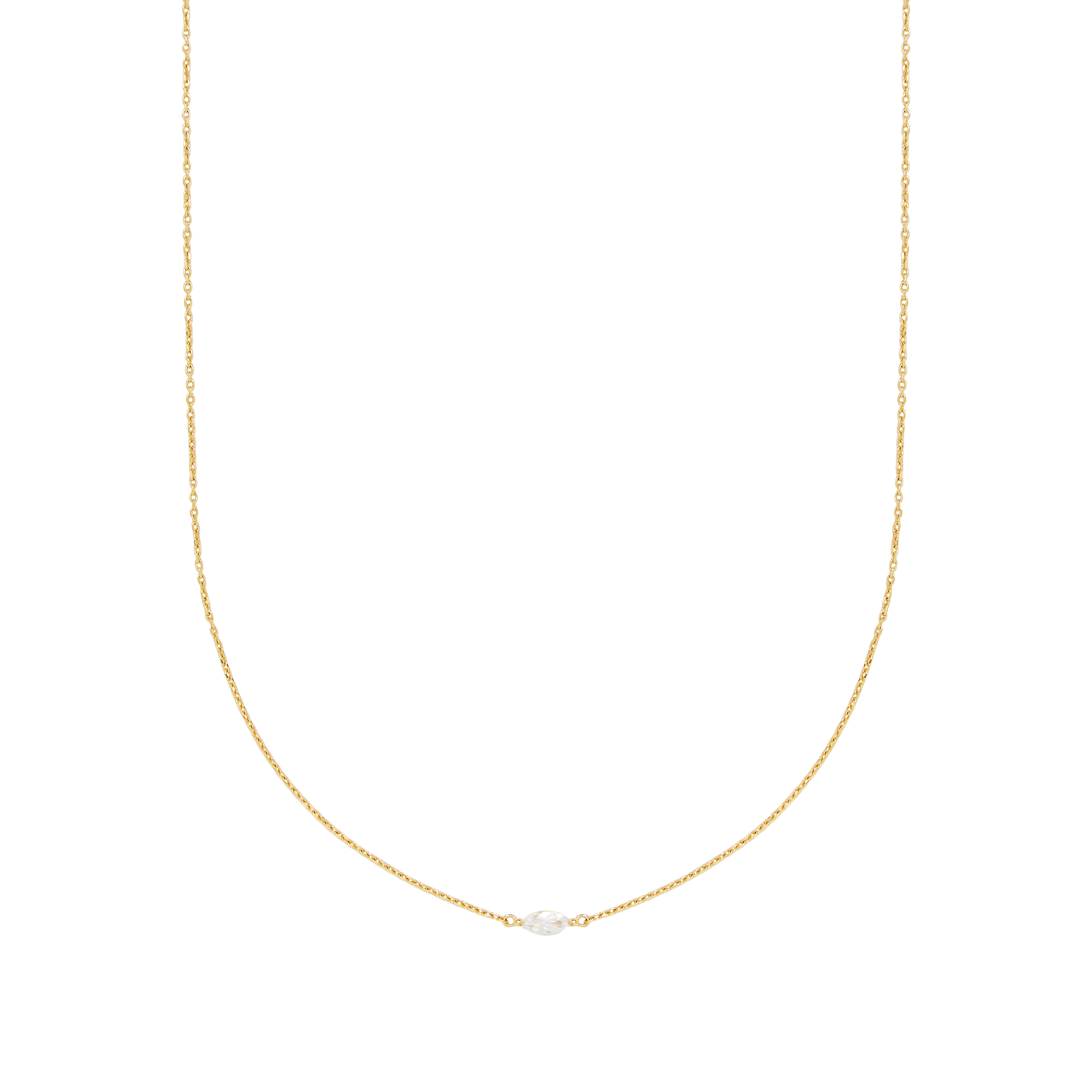 Fine Marquise Necklace