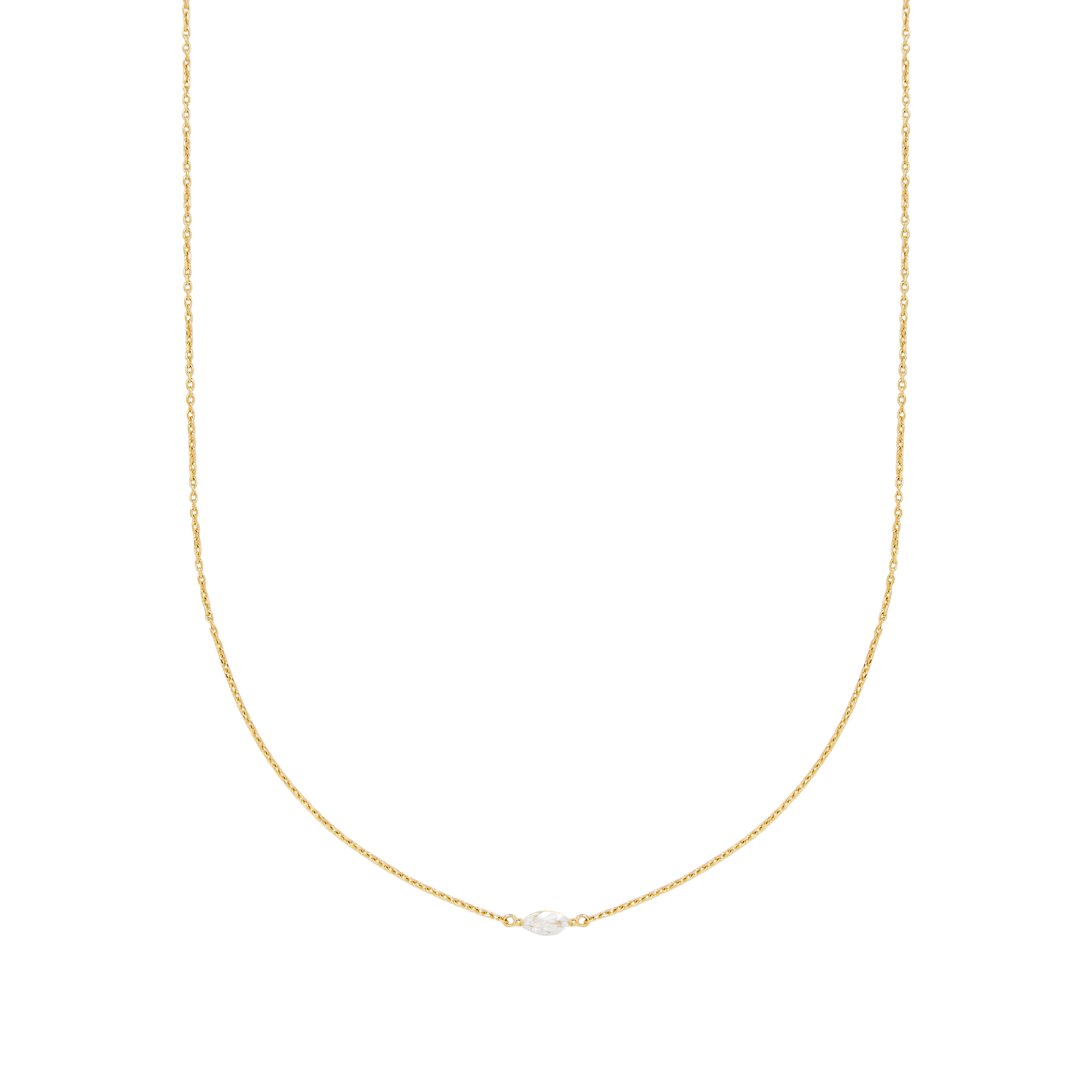 Fine Marquise Necklace