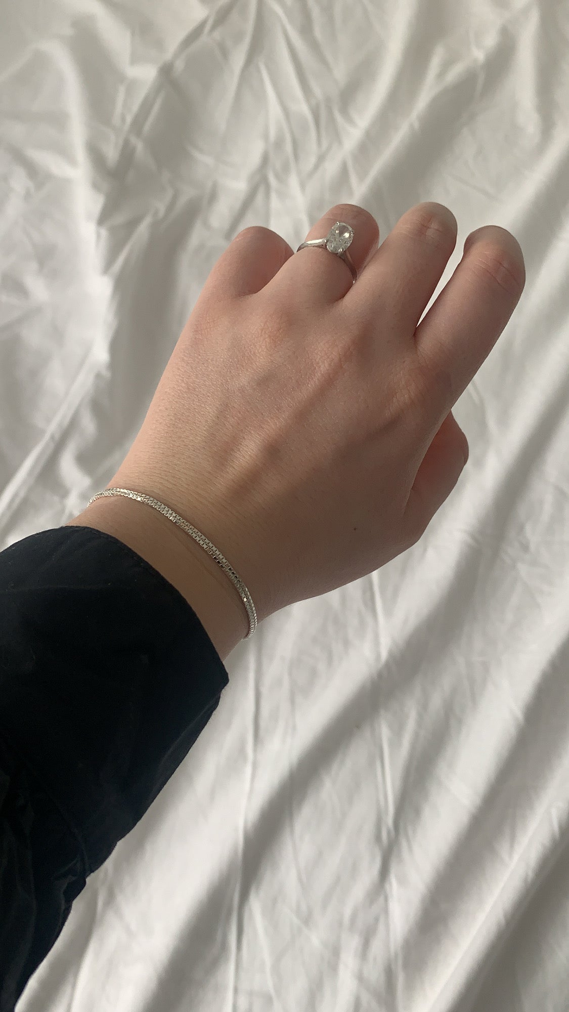 The Darcie box chain Bracelet - Sterling Silver